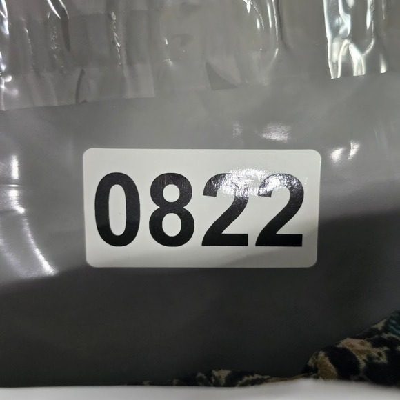 Coldwater Creek Midi Dress 18 Abstract V Neck Short Sleeve Gathered Waist Church - Picture 12 of 13